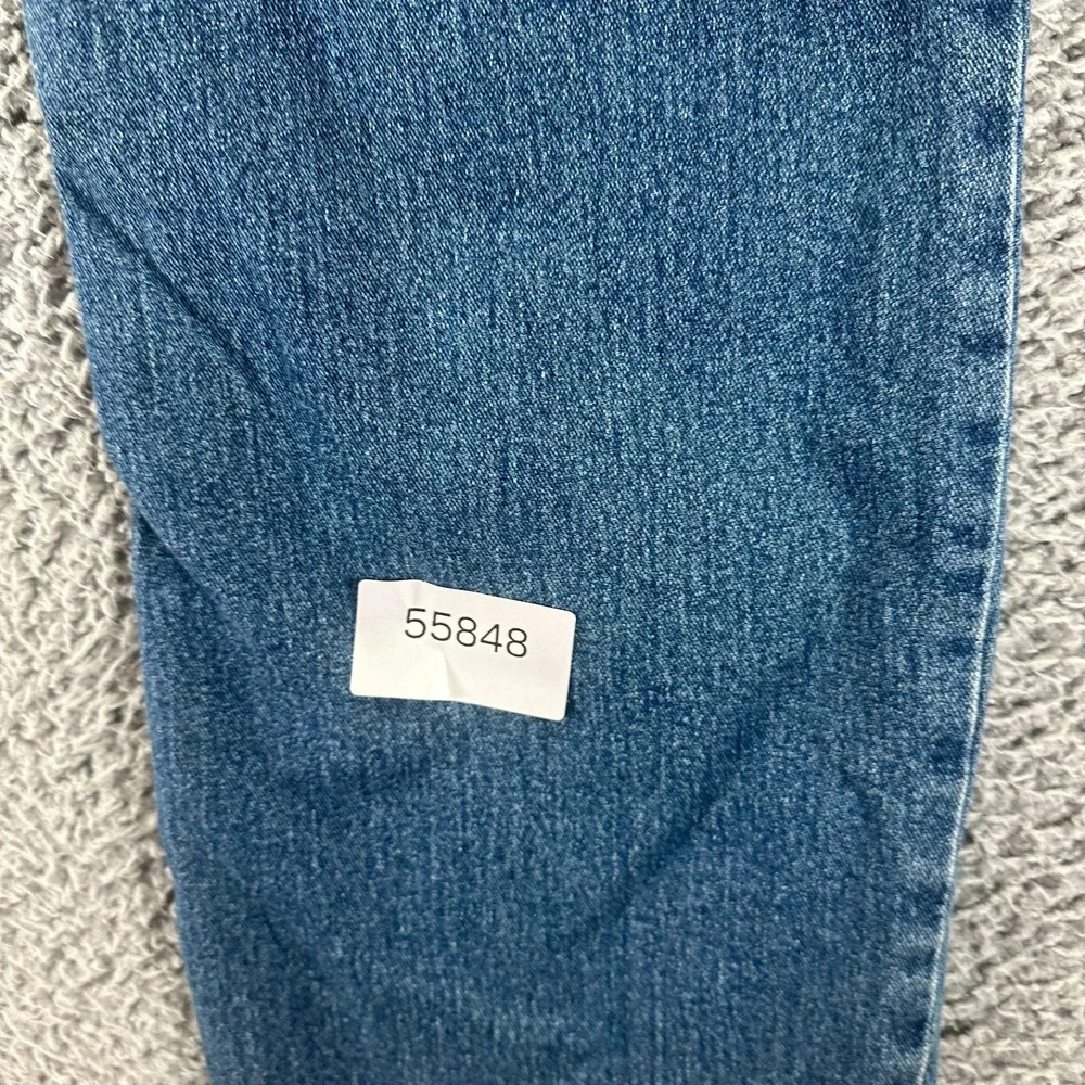 True Religion Ricky Jeans Men 38x34 Blue Cotton Denim Straight Relaxed Fit Faded